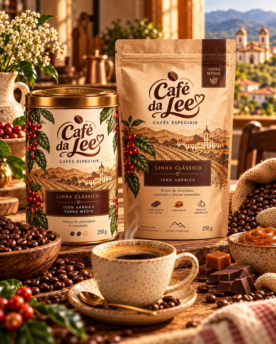 Café da Lee Clássico em lata e pacote