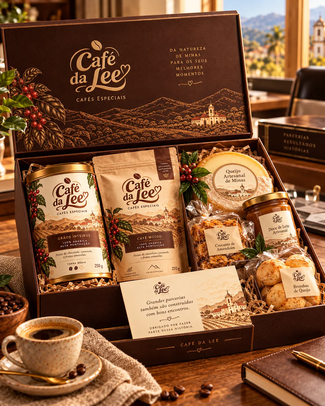 Kit presente Café da Lee