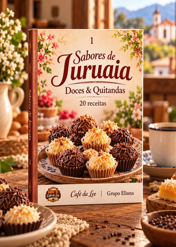 Capa do livro Sabores de Juruaia, volume 1: Doces & Quitandas