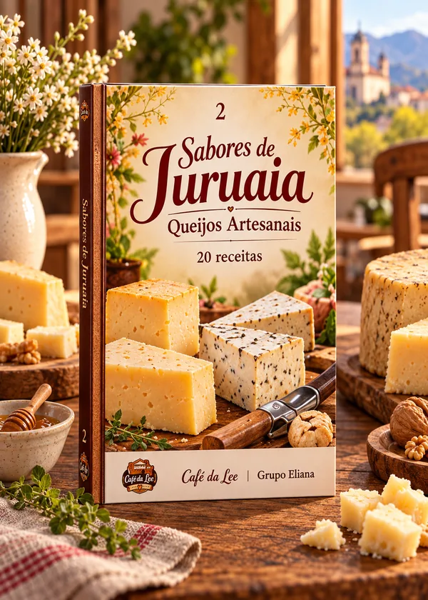 Capa do livro Sabores de Juruaia, volume 2: Queijos Artesanais
