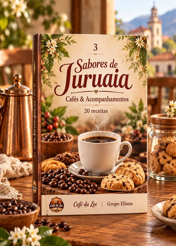 Capa do livro Sabores de Juruaia, volume 3: Cafés & Acompanhamentos