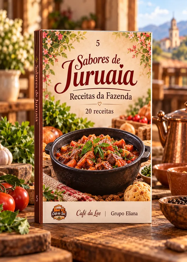 Capa do livro Sabores de Juruaia, volume 5: Receitas da Fazenda