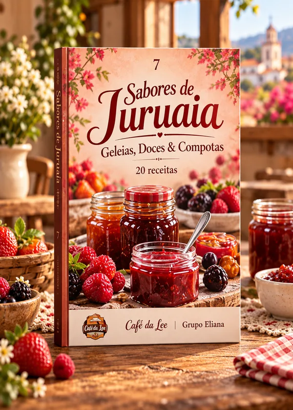 Capa do livro Sabores de Juruaia, volume 7: Geleias, Doces & Compotas