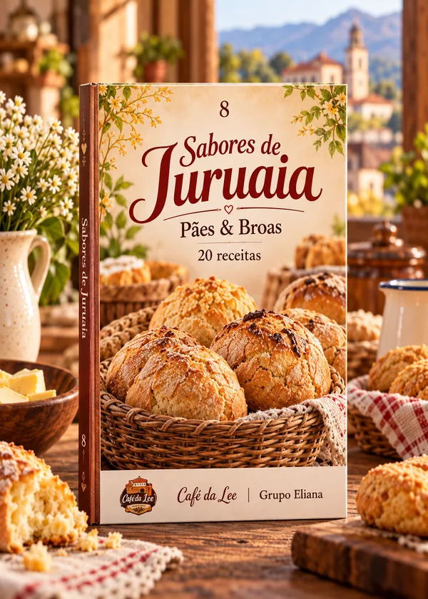 Capa do livro Sabores de Juruaia, volume 8: Pães & Broas