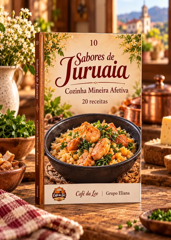 Capa do livro Sabores de Juruaia, volume 10: Cozinha Mineira Afetiva