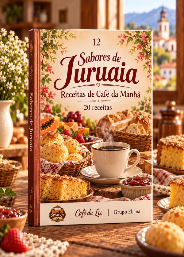 Capa do livro Sabores de Juruaia, volume 12: Receitas de Café da Manhã